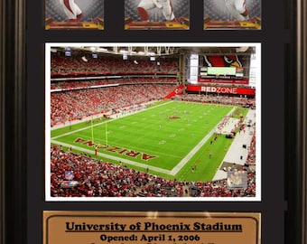 12X18 Marco de tres cartas - Arizona Cardinals