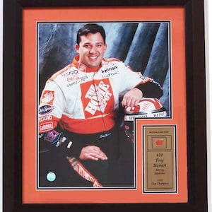 22x26 Game Used Frame - Tony Stewart
