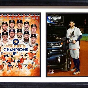 12x18 Double Frame - 2017 World Series Champions Houston Astros
