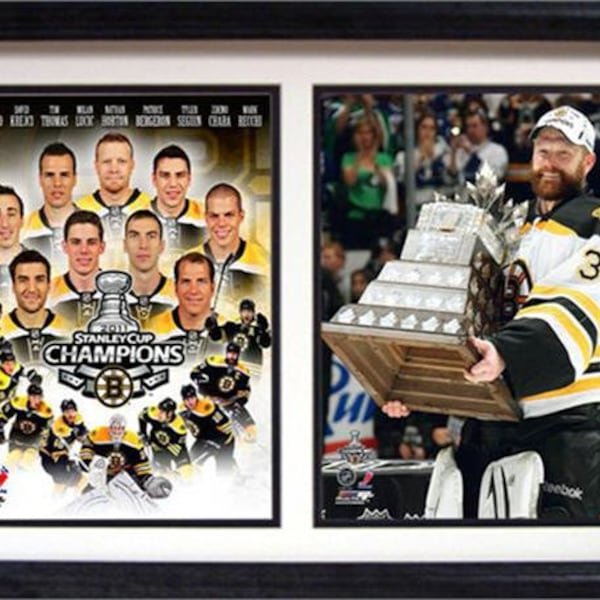 12x18 Double Frame - Boston Bruins Champions