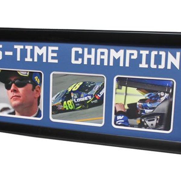 15x35 Three Photo Frame - Jimmie Johnson