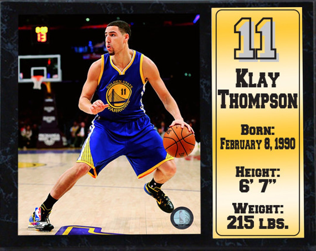 12x15 Stat Plaque - Klay Thompson Golden State Warriors - Etsy