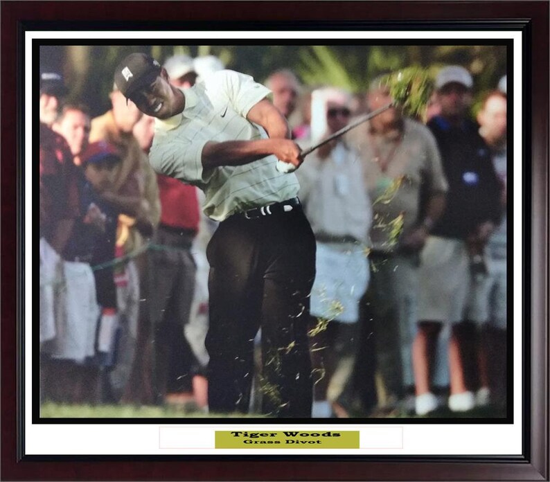 Tiger Woods Divot Photo Sports Collectibles Memorabilia Rccguk Church