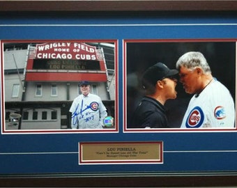 Marco autografiado 12x18 - Lou Piniella Chicago Cubs