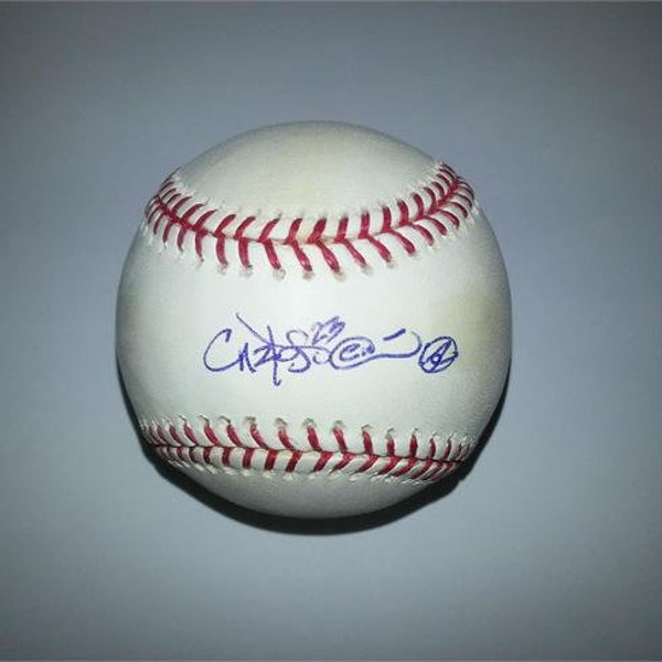Autographed Baseball - Carlos Pena