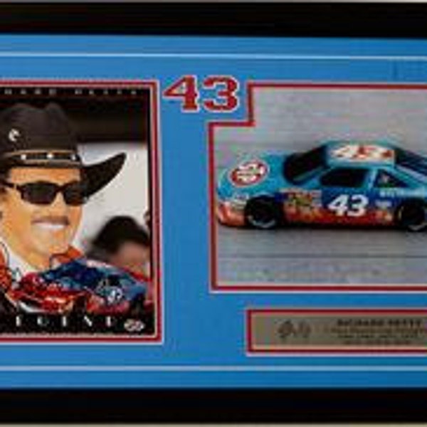 15x35 Autographed Frame - Richard Petty