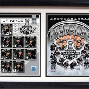 12x18 Double Frame - Los Angeles Kings Champions