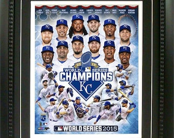 11x14 Deluxe Frame - Kansas City Royals 2015 World Champions