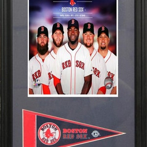 12 x 18 Wimpel Rahmen - 2014 Boston rot Sox