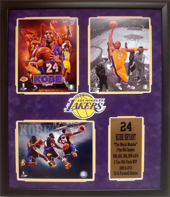 Kobe Bryant Los Angeles Lakers Black 2009 NBA Champions Patch