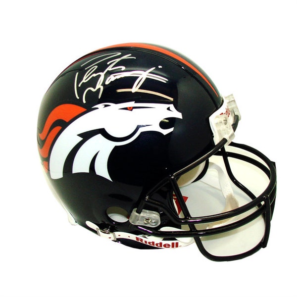 Autographed Helmet - Peyton Manning Denver Broncos