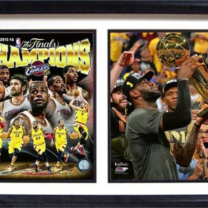 12x18 Double Frame - 2016 NBA Champions Cleveland Cavaliers