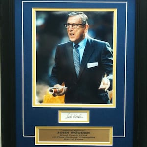 John Wooden UCLA - 11x14 Autograph Frame