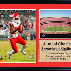 12x18 Photo Stat Frame - Jamaal Charles Kansas City Chiefs