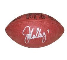 John Elway Autographed Official Tagliabue NFL Game Football