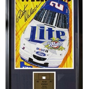 22x26 Car Part Frame - Rusty Wallace
