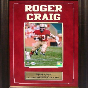 14x18 Autographed Frame - Roger Craig San Francisco 49ers