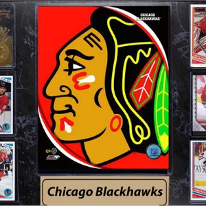 13x27 Placa de seis cartas - Chicago Blackhawks