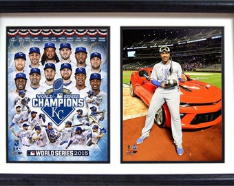 12x18 Double Frame - Kansas City Royals 2015 World Champions