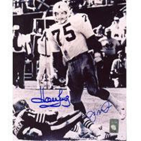 Howie Long Oakland Raiders & Joe Montana San Francisco 49ers 16x20 #1093 Autogramm Foto