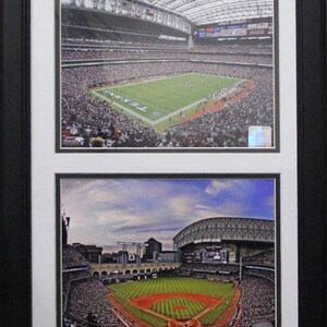 12x18 Double Frame - Houston Stadiums
