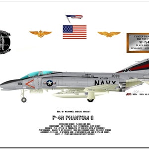 アメリカ海軍 F-14 トムキャット VFA-154 ブラックナイツ タグ