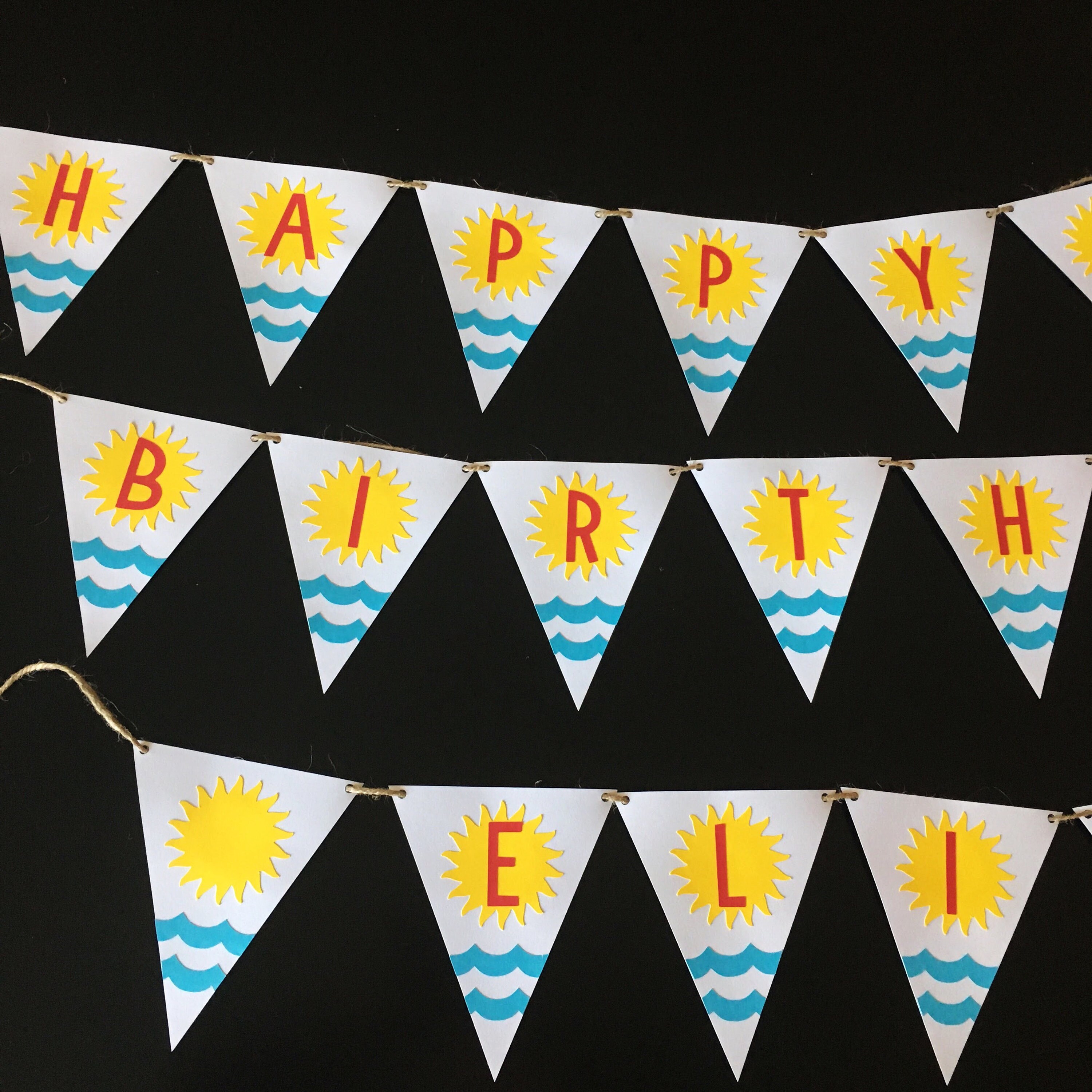 Beach Theme Banner Beach Birthday Banner Summer Birthday | Etsy
