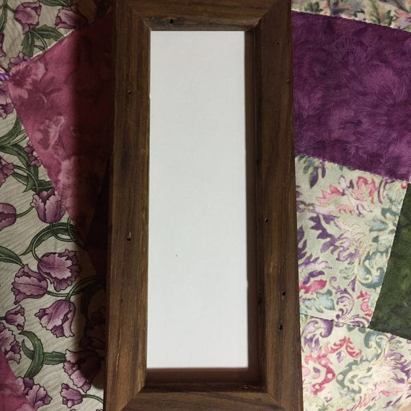 Reclaimed Wormy Chestnut Modern-Sized Photo Strip Frame