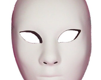 Volto Grezzo - Blank White Full Face Masks to Decorate