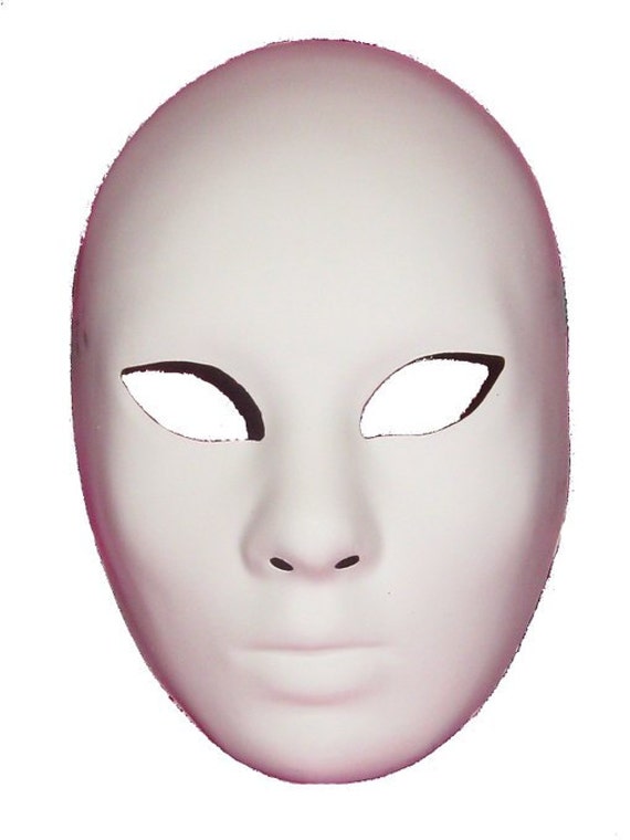 Blank Masquerade Mask Volto Face for Decorating