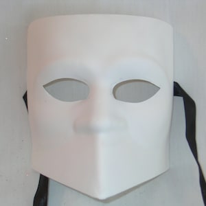 Maschera di Carnevale vuota "Bauta" per la decorazione