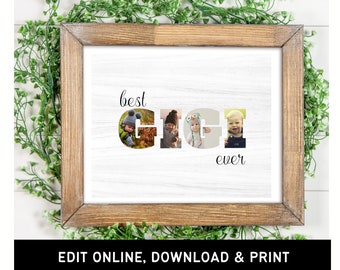 Gigi Photo Collage | Editable Print | Digital Download