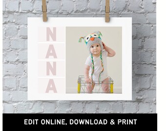 Gift for Nana | Printable Photo Print | Digital Download