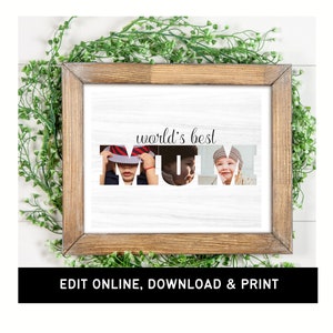 Gifts for Mum | Editable Photo Collage | Digital Download