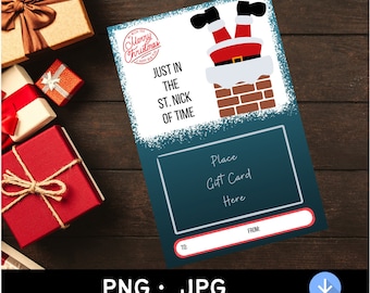 Cadeaukaarthouder | Lastminute kerstcadeaus | Digitale download