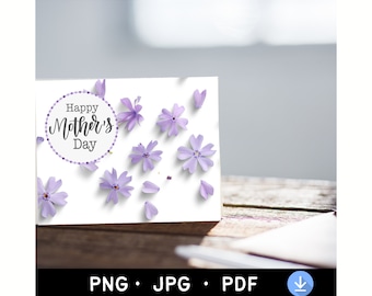 Ontwerp Moederdagkaartje | Digitale download