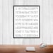 Pi Poster Printable Art Digits of Pi Math Poster Instant Download Math ...