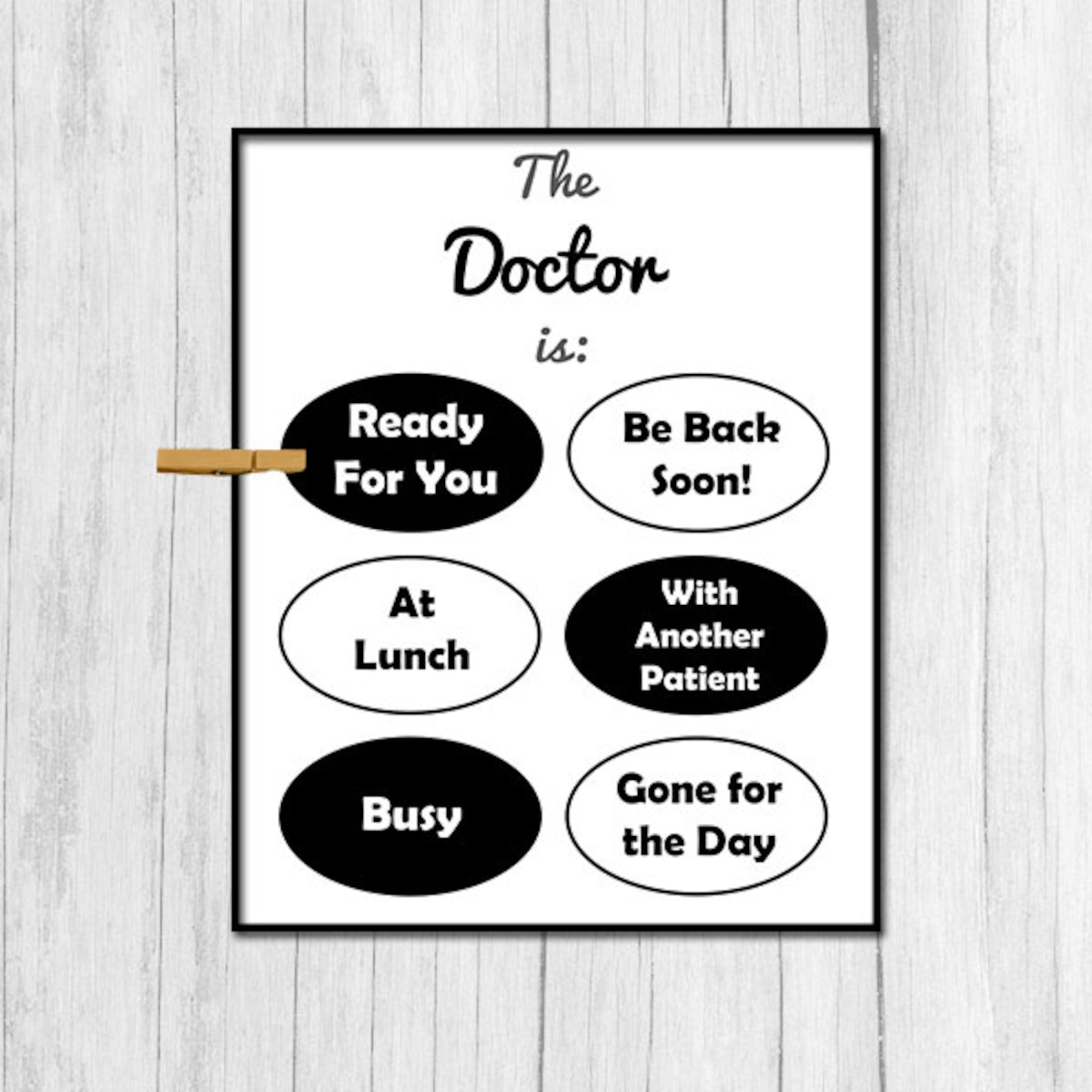 Doctor Gift for Doctor Digital Download Doctor's Office Etsy