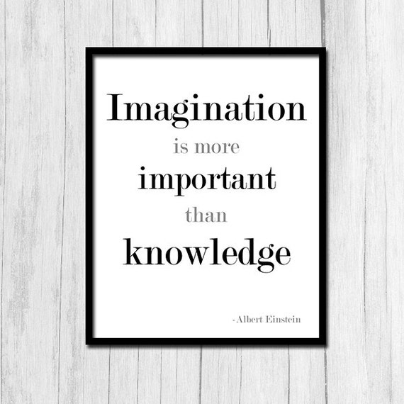 Citation D Einstein Imagination Citation Inspirante Etsy Citation D Einstein Imagination Citation Inspirante Etsy