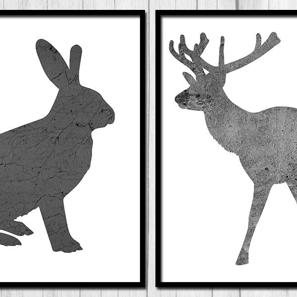 Forest Wall Art Printable Art Forest Nursery Digital Download Forest ...