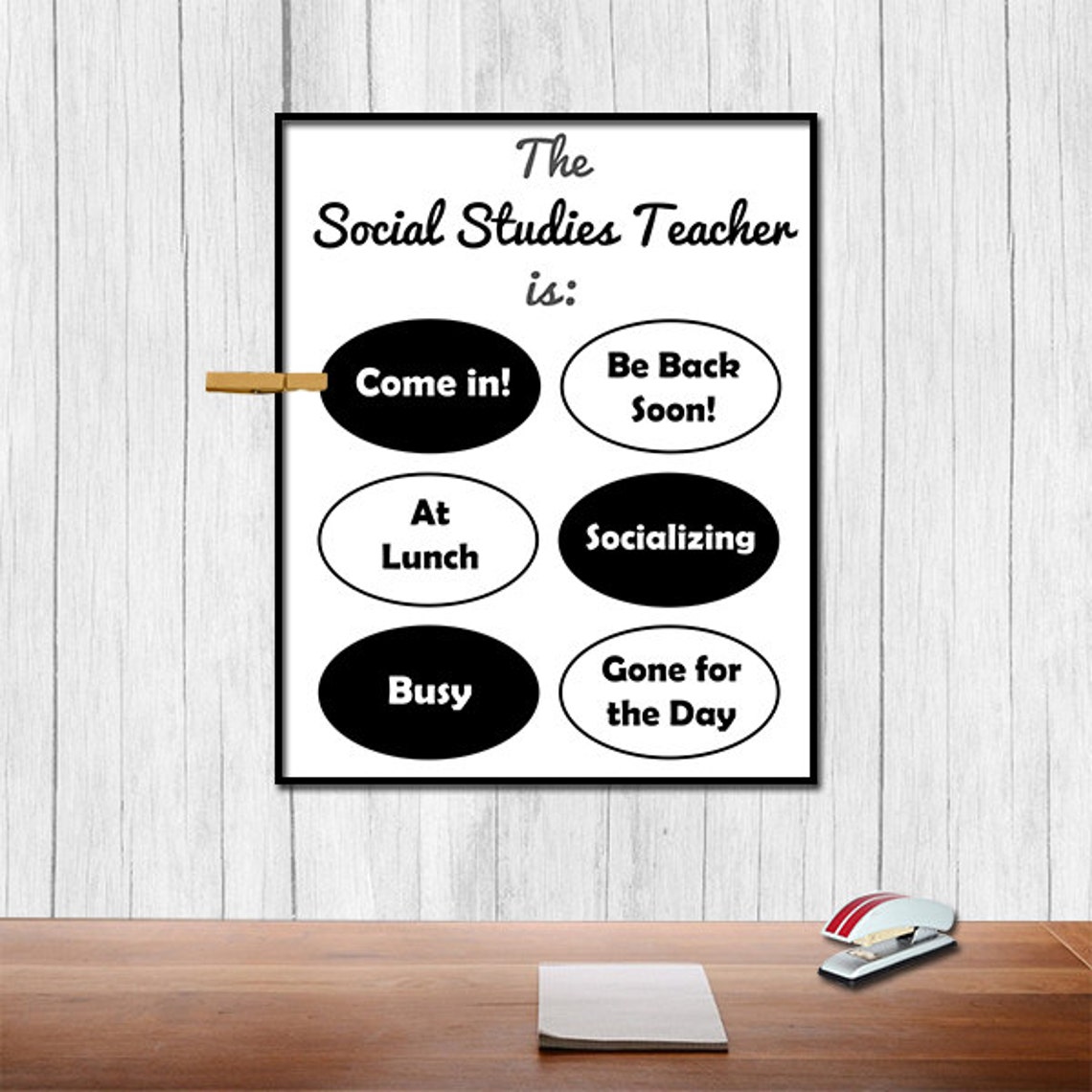 Gift for Social Studies Teacher Digital Download Gift for Etsy Australia