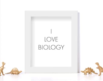 Gift for Scientist Gift Digital Download Science Poster Science Gift Biology Gift Biology Poster Office Decor Science Decor Biology Print