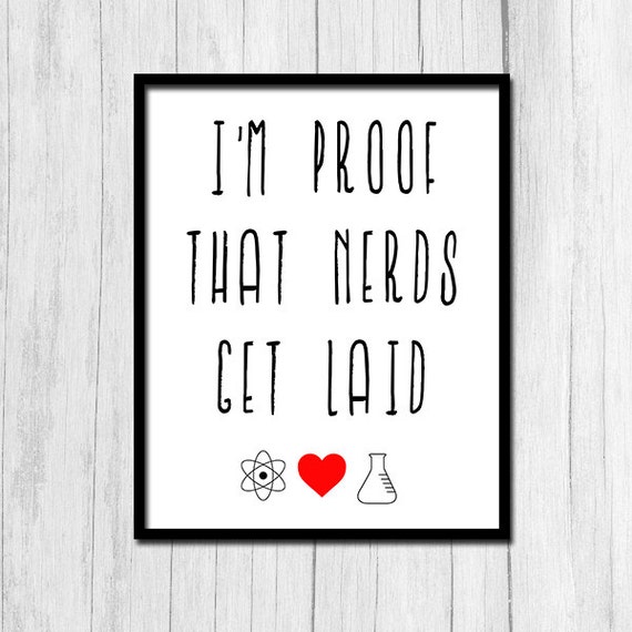 Printable Nerd Art Digital Download Nerdy Wall Art Nerd Baby Etsy