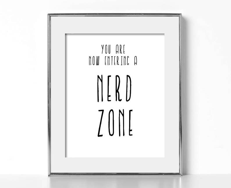 Nerd Gift Office Wall Art Computer Nerd Gift Digital Download Etsy