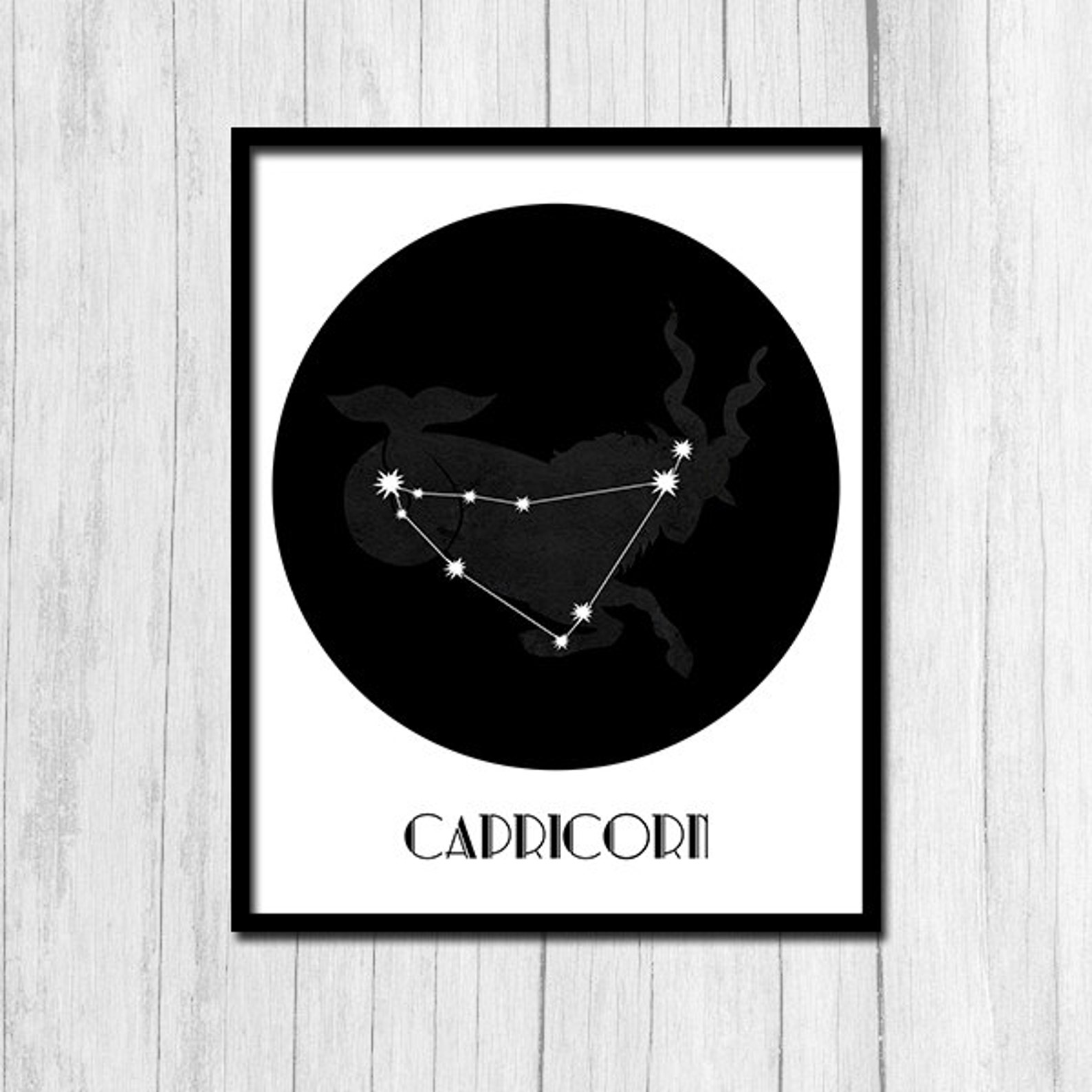 Capricorn Constellation Digital Download Astrology Print Capricorn ...