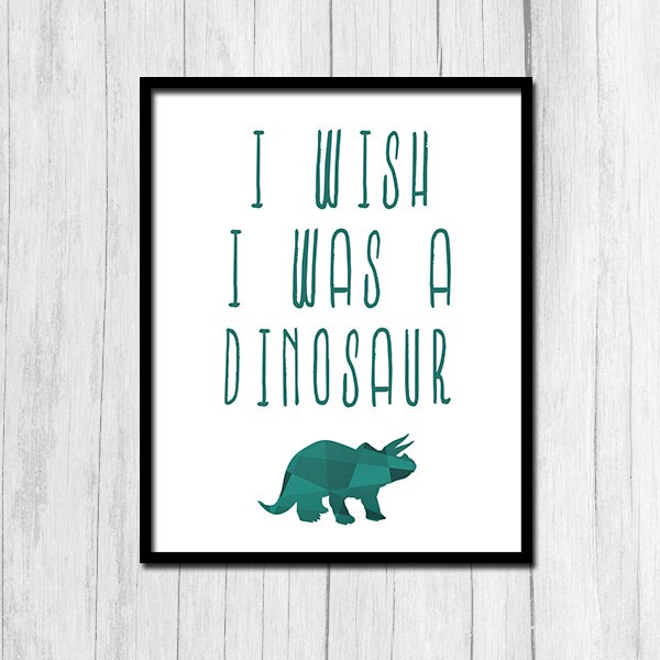 Quirky Quote Print Typography Printable Downloadable Poster Digital Download I Wish I Was ...