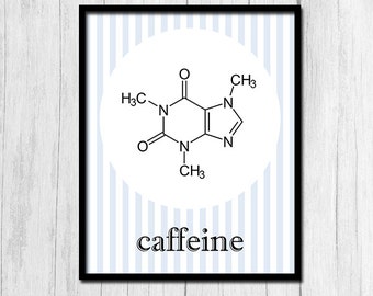 Gift for Coworker, Caffeine Art, Instant Download, Coworker Gift Kitchen Printables Christmas Gift for Coworkers Wall Decor Digital Download