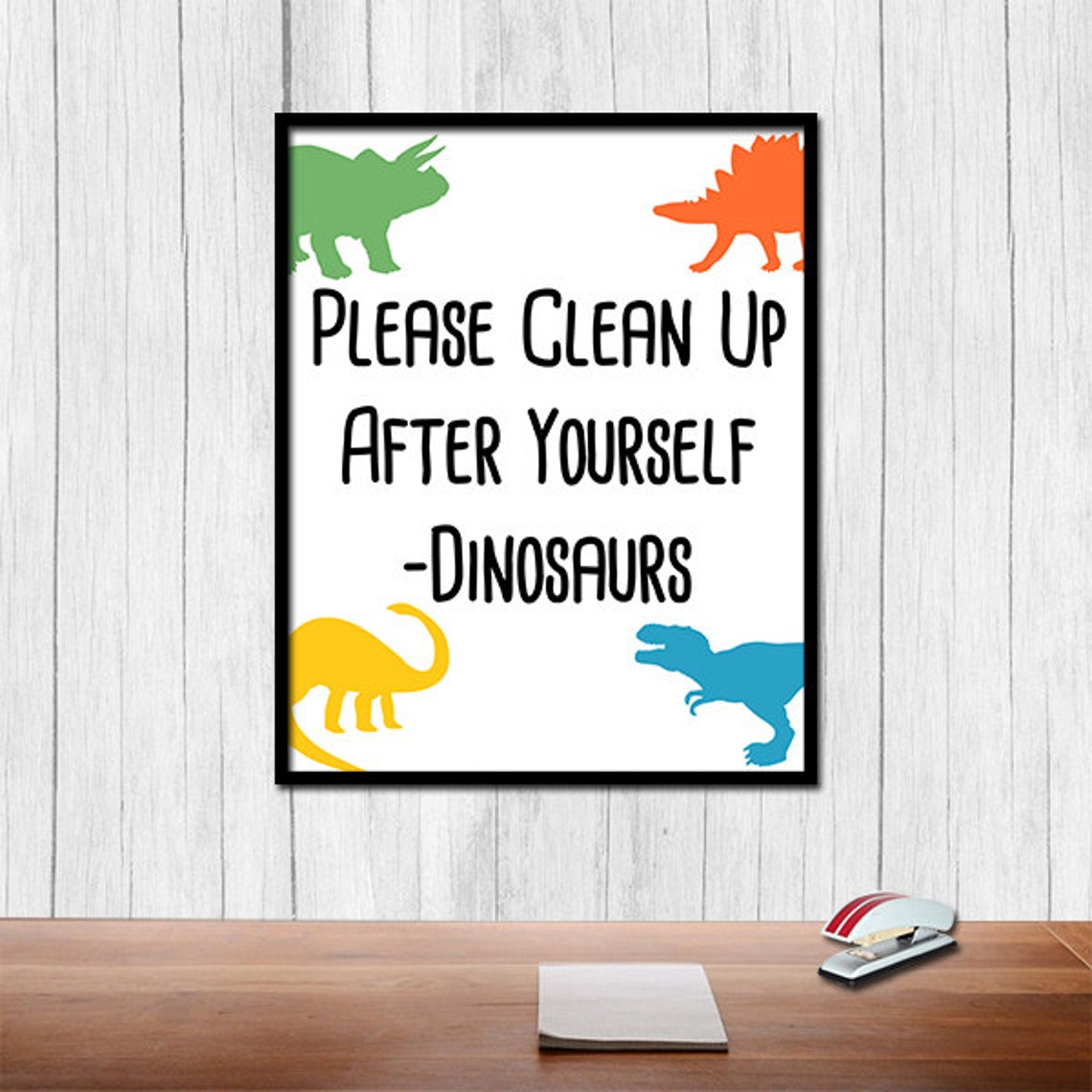 Clean up After Yourself Sign Digital Download Clean up Sign Printable