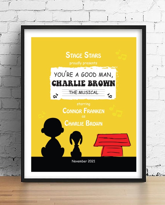 チャーリー・ブラウン ミュージカル プレイビル ポスター（劇場ギフト