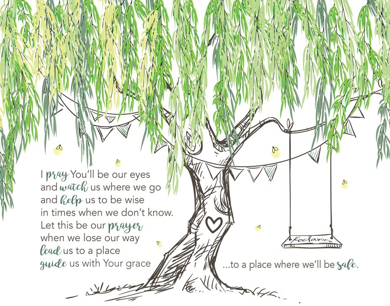 The Prayer Lyrics Religious Song Family Prayer Going Etsy